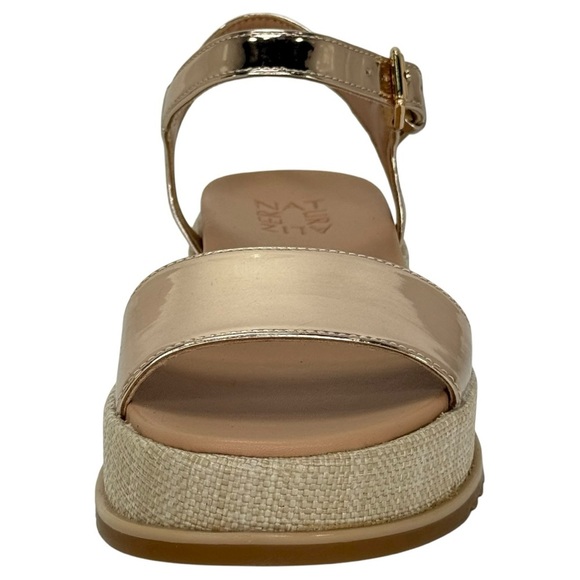 Naturalizer Zane Rose Gold Shine Womens Platform Sandals Size 5.5M - Picture 6 of 13